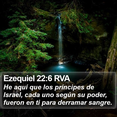 Ezequiel 22:6 RVA Bible Verse Image