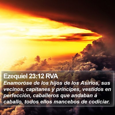 Ezequiel 23:12 RVA Bible Verse Image