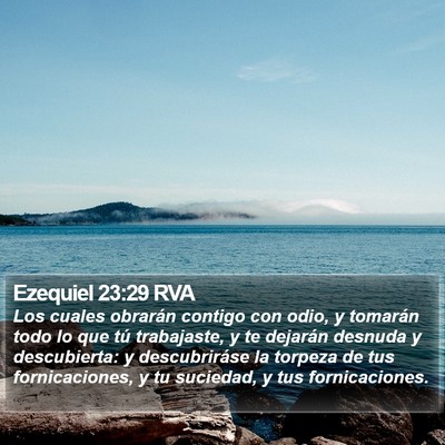 Ezequiel 23:29 RVA Bible Verse Image