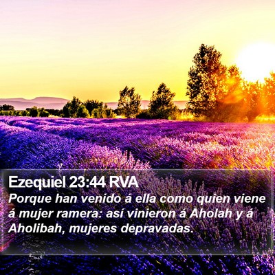 Ezequiel 23:44 RVA Bible Verse Image