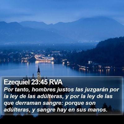 Ezequiel 23:45 RVA Bible Verse Image