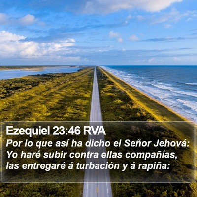 Ezequiel 23:46 RVA Bible Verse Image