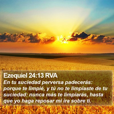 Ezequiel 24:13 RVA Bible Verse Image
