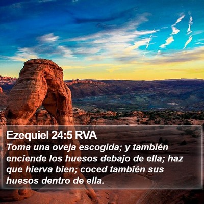 Ezequiel 24:5 RVA Bible Verse Image