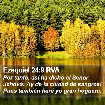 Ezequiel 24:9 RVA Bible Verse Image
