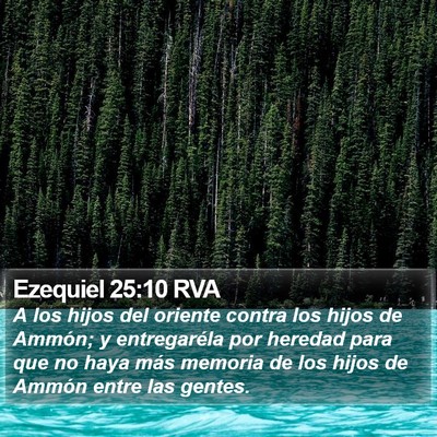 Ezequiel 25:10 RVA Bible Verse Image