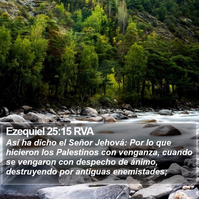 Ezequiel 25:15 RVA Bible Verse Image