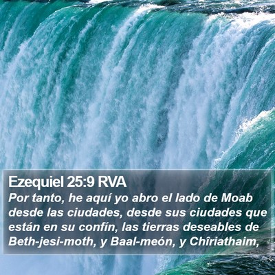 Ezequiel 25:9 RVA Bible Verse Image