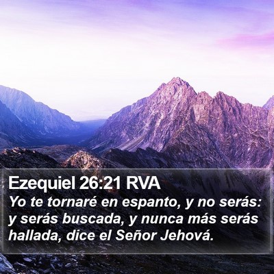 Ezequiel 26:21 RVA Bible Verse Image