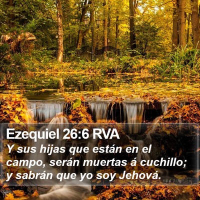 Ezequiel 26:6 RVA Bible Verse Image