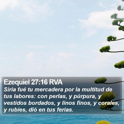 Ezequiel 27:16 RVA Bible Verse Image