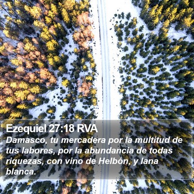Ezequiel 27:18 RVA Bible Verse Image