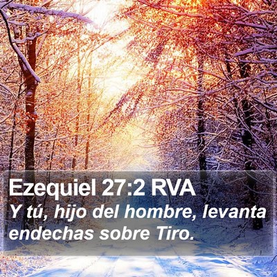 Ezequiel 27:2 RVA Bible Verse Image