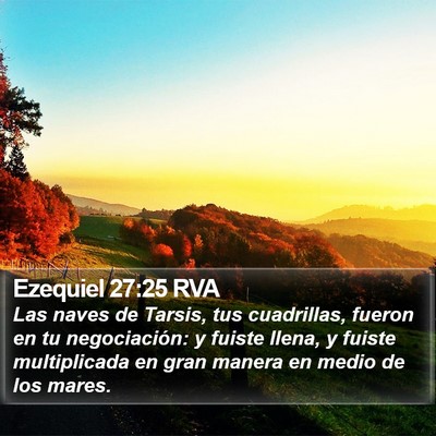 Ezequiel 27:25 RVA Bible Verse Image