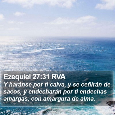 Ezequiel 27:31 RVA Bible Verse Image