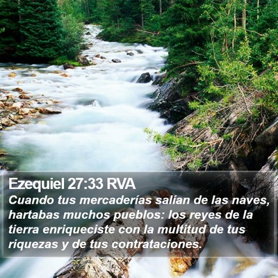 Ezequiel 27:33 RVA Bible Verse Image
