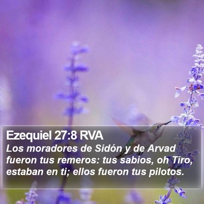 Ezequiel 27:8 RVA Bible Verse Image