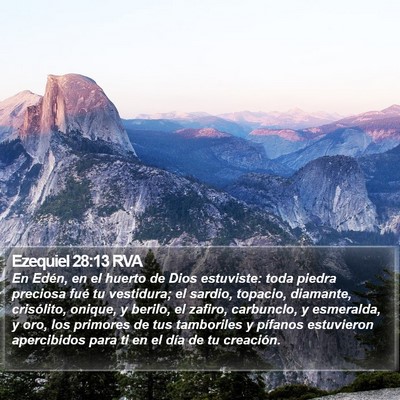 Ezequiel 28:13 RVA Bible Verse Image