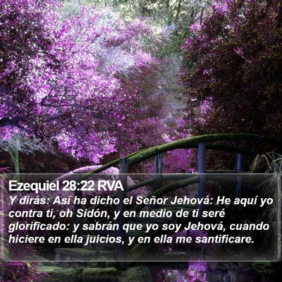 Ezequiel 28:22 RVA Bible Verse Image