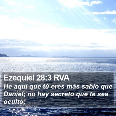 Ezequiel 28:3 RVA Bible Verse Image