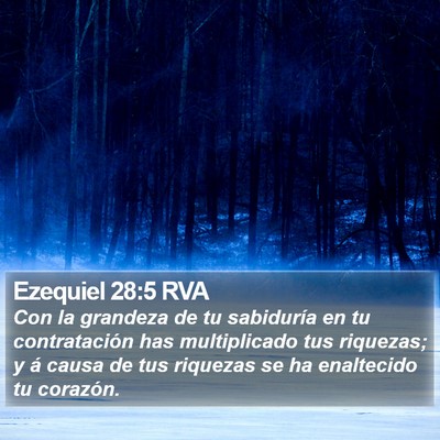 Ezequiel 28:5 RVA Bible Verse Image