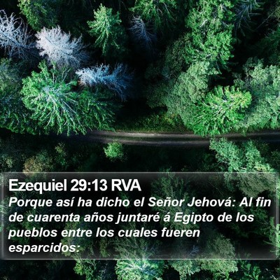 Ezequiel 29:13 RVA Bible Verse Image