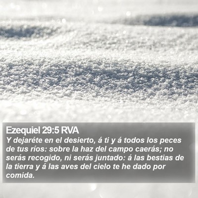 Ezequiel 29:5 RVA Bible Verse Image