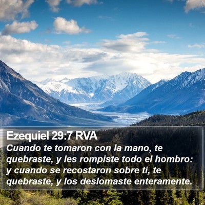 Ezequiel 29:7 RVA Bible Verse Image