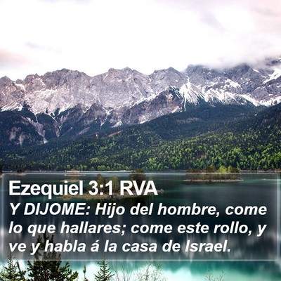 Ezequiel 3:1 RVA Bible Verse Image
