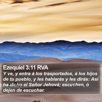 Ezequiel 3:11 RVA Bible Verse Image
