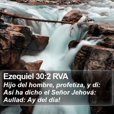 Ezequiel 30:2 RVA Bible Verse Image