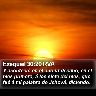 Ezequiel 30:20 RVA Bible Verse Image