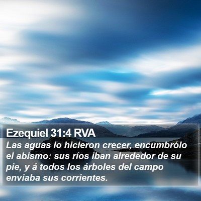 Ezequiel 31:4 RVA Bible Verse Image