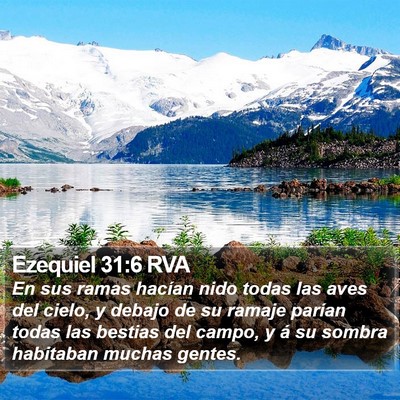 Ezequiel 31:6 RVA Bible Verse Image