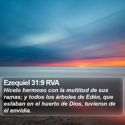 Ezequiel 31:9 RVA Bible Verse Image