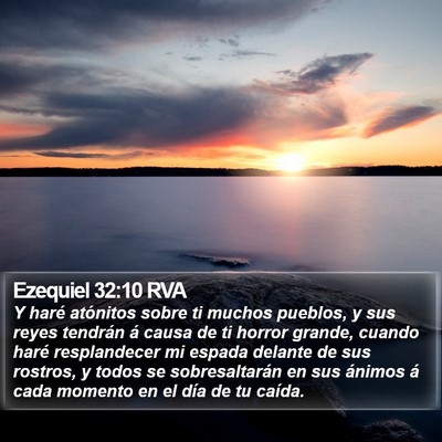 Ezequiel 32:10 RVA Bible Verse Image