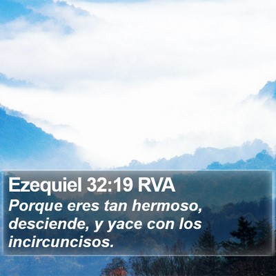 Ezequiel 32:19 RVA Bible Verse Image