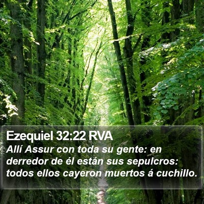 Ezequiel 32:22 RVA Bible Verse Image