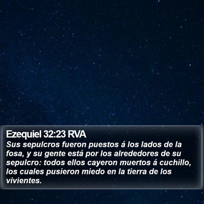 Ezequiel 32:23 RVA Bible Verse Image