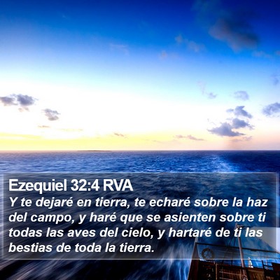 Ezequiel 32:4 RVA Bible Verse Image