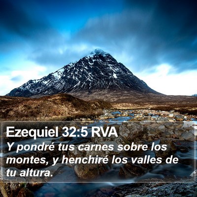 Ezequiel 32:5 RVA Bible Verse Image