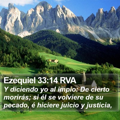 Ezequiel 33:14 RVA Bible Verse Image