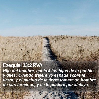 Ezequiel 33:2 RVA Bible Verse Image