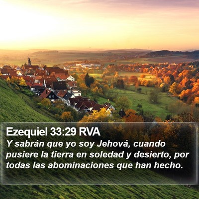 Ezequiel 33:29 RVA Bible Verse Image