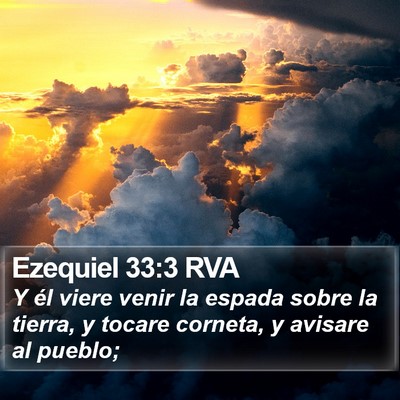 Ezequiel 33:3 RVA Bible Verse Image