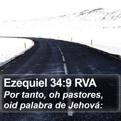 Ezequiel 34:9 RVA Bible Verse Image