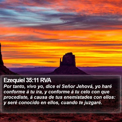 Ezequiel 35:11 RVA Bible Verse Image