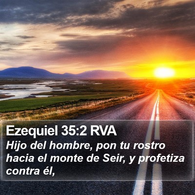 Ezequiel 35:2 RVA Bible Verse Image