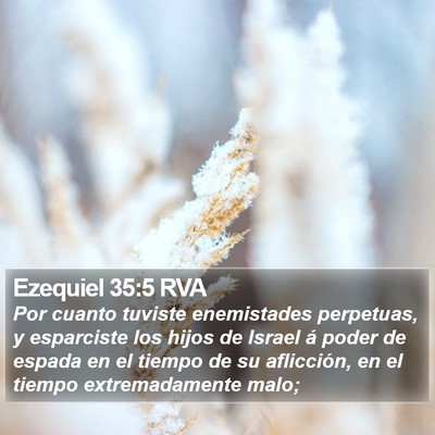 Ezequiel 35:5 RVA Bible Verse Image