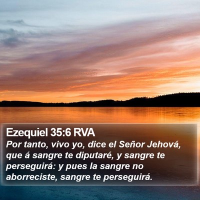 Ezequiel 35:6 RVA Bible Verse Image